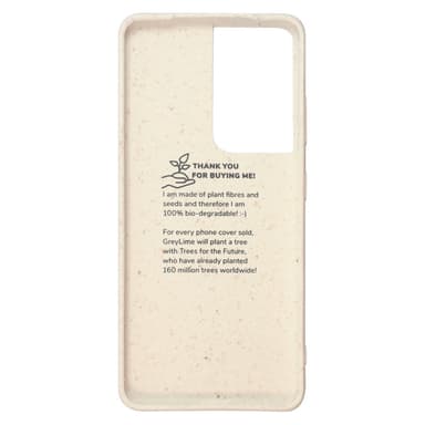 GreyLime Samsung Galaxy S22 Ultra biologisesti hajoava suojakuori Beige