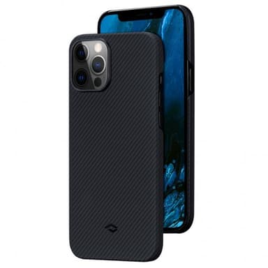 Pitaka iPhone 12 Pro Suojakuori Air Case Musta/Harmaa Twill