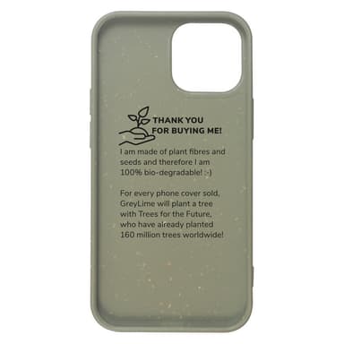 GreyLime iPhone 13 Mini biologisesti hajoava suojakuori vihreä