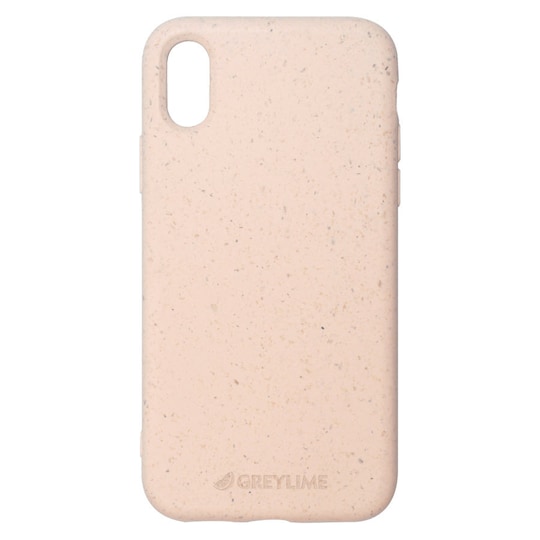 GreyLime iPhone X/XS biologisesti hajoava suojakuori vaaleanpunainen