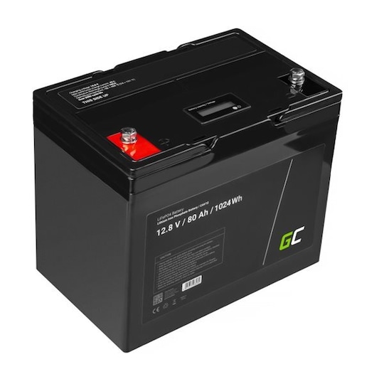 Green Cell Batteri LiFePO4 12.8V 80Ah