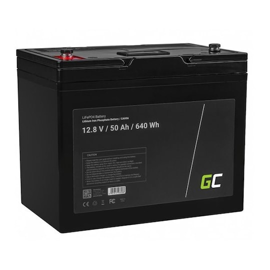 Green Cell Batteri LiFePO4 12.8V 50Ah