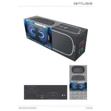 M-370 DJ Speaker BT light