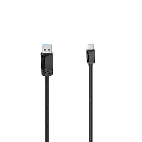 HAMA Cable USB-C - USB-A USB 3.2 5 Gbit/s 1.5m Black