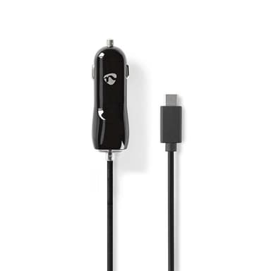 Autolaturi | 3,0 A | Kiinteä kaapeli | USB-Câ„¢ | Musta
