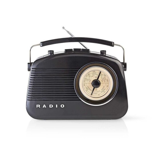 FM-Radio | 4,5 W | Kantokahva | Musta