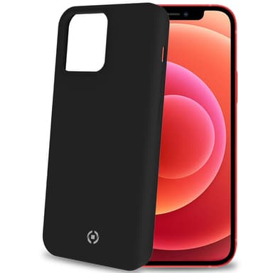 Celly Cromo Soft -kotelo iPhone 13 musta