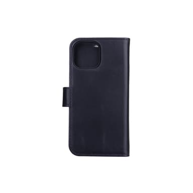 RADICOVER Strålningsskydd Mobilfodral Skinn iPhone 13 Mini 2in1 Magnetskal Svart RFID