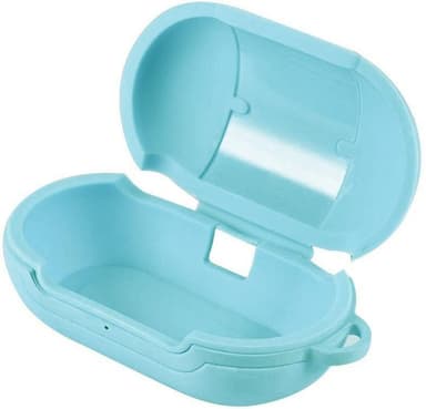 Suojakotelo Samsung Galaxy Buds -kuulokkeille, turkoosi
