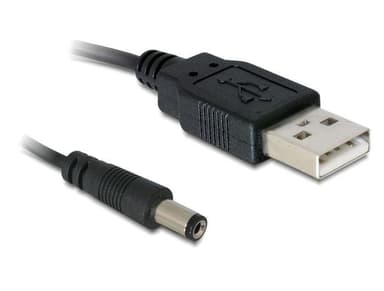 DeLock 82197 Cable USB Power to DC 5.5 x 2.1 mm Male 1.0m, black