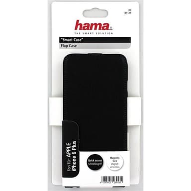 HAMA iPhone6 5,5"" Mobil Laukku Flip-Front Musta
