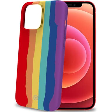 Rainbow Solid Silicon Case iPhone 13