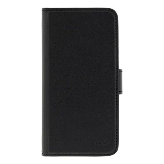 DELTACO lompakkokotelo iPhone X/Xs:lle, magneettikuori, musta