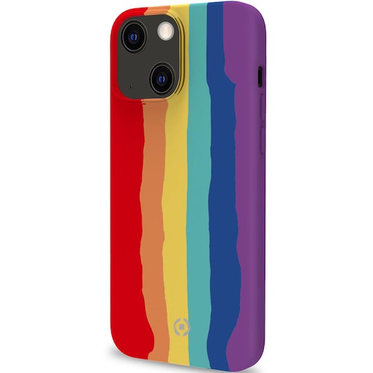 Rainbow Solid Silicon Case iPhone 13