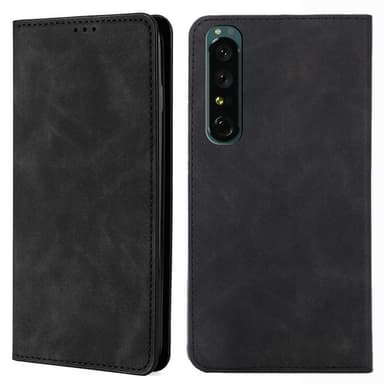 Sony Xperia 1 IV Suojakuori Lompakolle - Musta