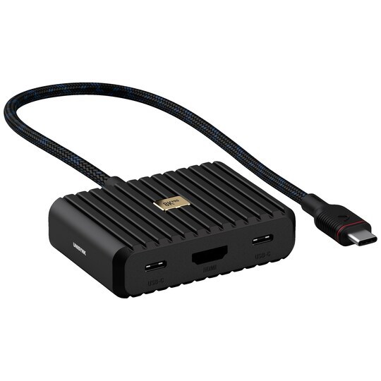 Unisynk 5 Port 8K 100W USB-C hubi (musta)
