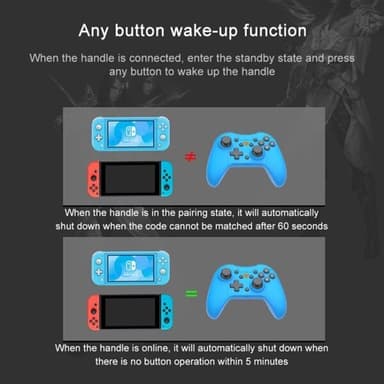 Langaton ohjain säädettävällä tärinällä Switch Lite Keltainen