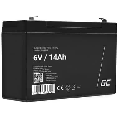Green Cell  AGM Akku 6V 14Ah