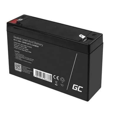 Green Cell AGM VRLA Akku 6V 7.2Ah