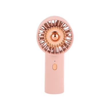 Kädessä pidettävä tuuletin USB-ladattava 2 osaa Pinkki