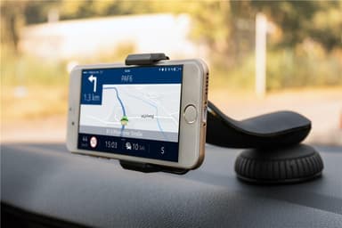 Goobay Autoon asennettava imukuppiteline älypuhelimille