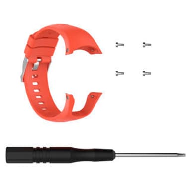 Klockarmband till Suunto Spartan Trainer Wrist HR 6 delar Oranssi