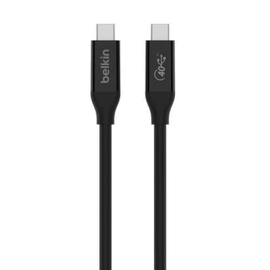USB4 USB-C–USB-C-kaapeli, musta (0,8 m)