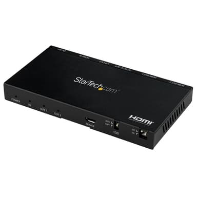 StarTech.com ST122HD20S, Musta, Metalli, 1280 x 720 (HD 720),1920 x 1080 (HD 108