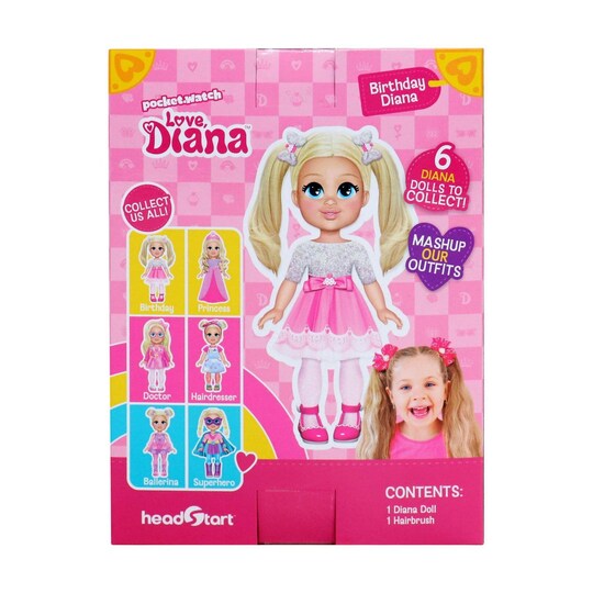 Love Diana Birthday Diana 15cm