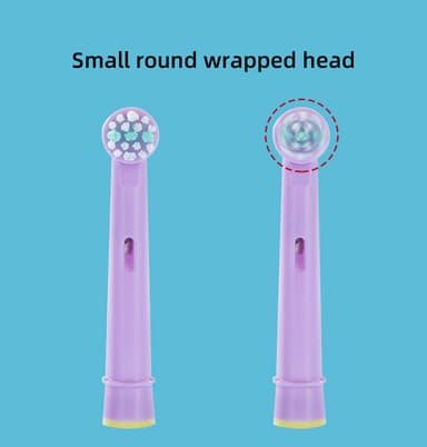 Vaihtohammasharjan päät 10A 4 kpl Monivärinen all Braun electric toothbrushes with round heads: D4510, D12013, D12013W, D12523, D17525, D18, D19523, D19545, D20523, D20545, OC18, D8011, D9525, D95