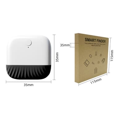 Anti-Lost Key Finder Locator Bluetooth Tracker Sininen