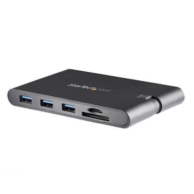 StarTech.com USB-C Multiportadapter med HDMI och VGA - 3x USB 3.0 - SD - PD 3.0
