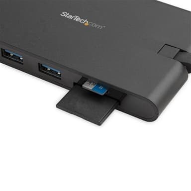 StarTech.com USB-C Multiportadapter med HDMI och VGA - 3x USB 3.0 - SD - PD 3.0