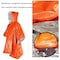 Sadeponcho hätätilanteisiin PET / alumiini Oranssi / hopea