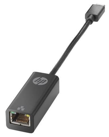 HP:n USB-C–RJ45-sovitin, musta (kuluttaja)