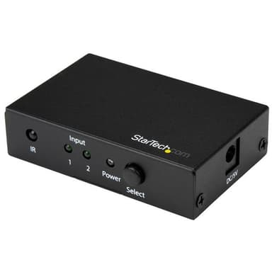 StarTech.com VS221HD20, HDMI, Musta, 60 Hz, 1280 x 720 (HD 720),1920 x 1080 (HD