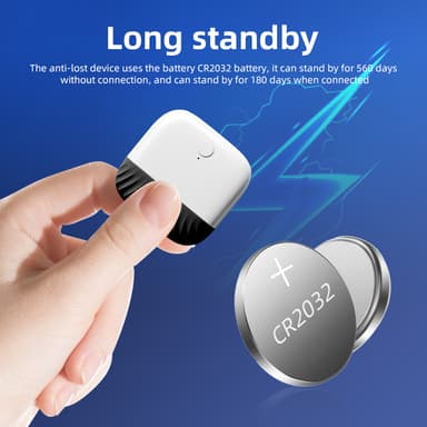 Anti-Lost Key Finder Locator Bluetooth Tracker Musta