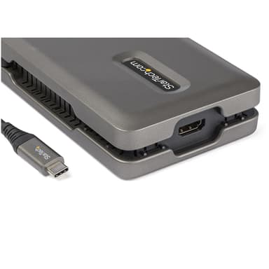 StarTech.com USB C-multiportadapter - USB C till 4K 60 Hz HDMI 2.0 - 2-Port 10 G