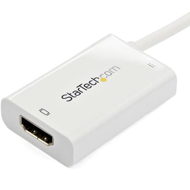 StarTech.com USB -C - HDMI -videosovitin, jossa USB -virransyöttö - 4K 60 Hz - vi