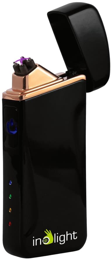 inolight CL6 plasmasytytin, MicroUSB, ei liekkiä, säävarma, musta