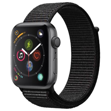 Apple Watch Series 4 44mm (harmaa/musta sport loop)