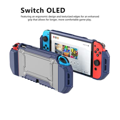 Suojakotelo Nintendo Switch OLED TPU / PC:lle Sininen