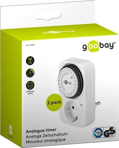 Goobay 2 kpl  Mekaaninen ajastin