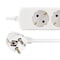 Power strip 3xCEE 7/4, 1xCEE 7/7, 1.5m cable, 2xUSB-A, white