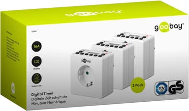Set med 3, digital timer