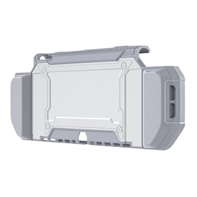 Suojakotelo Nintendo Switch OLED TPU/PC:lle Harmaa