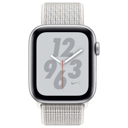 Apple Watch Series 4 Nike+ 44 mm (hopea/valkoinen sport loop)