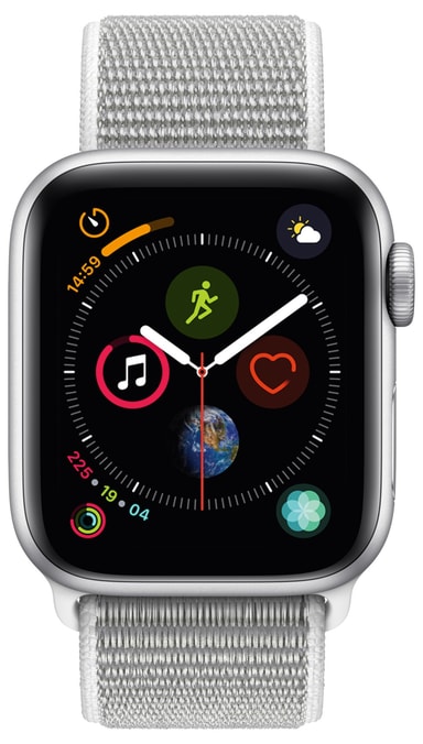 apple series 4 silver