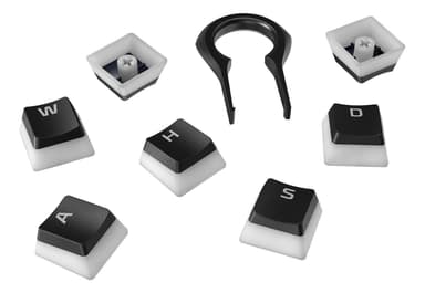 HyperX Pudding Keycaps Full Key Set (musta PBT)