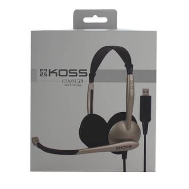Kuulokkeet CS100 USB On-Ear Mic Kulta / Musta